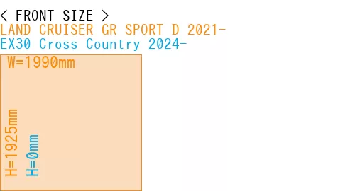 #LAND CRUISER GR SPORT D 2021- + EX30 Cross Country 2024-